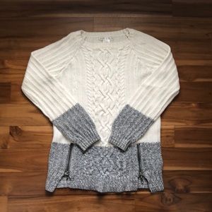 Girls Max Studio cable knit sweater